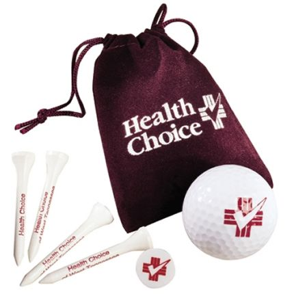 Health Choice logo and swag